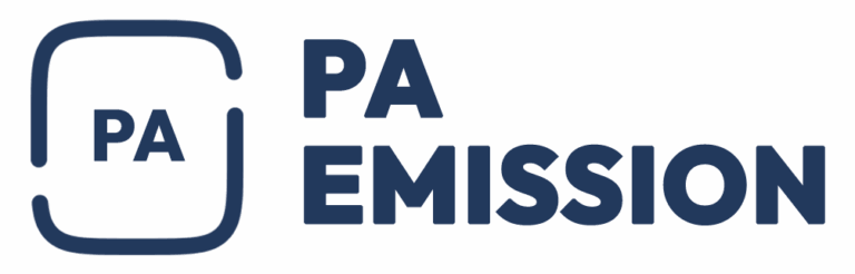 logo pa emission bleu